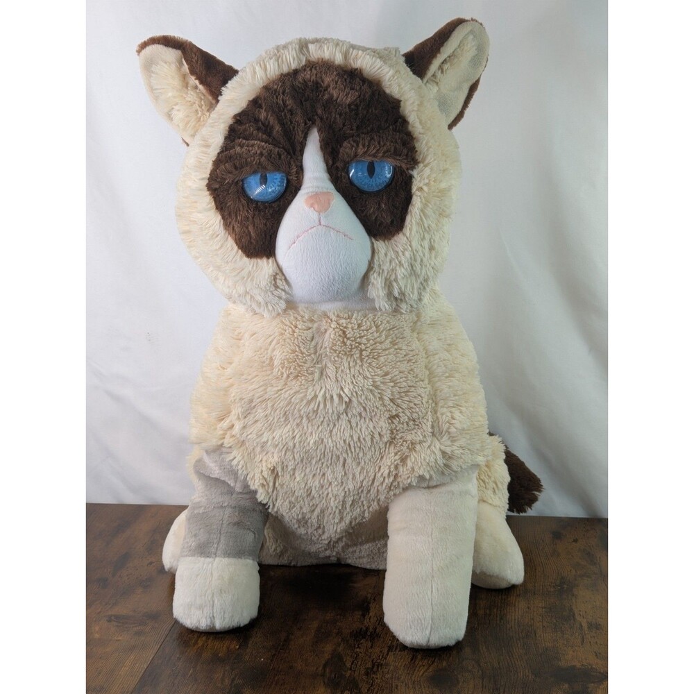 GUND Grumpy Cat Jumbo Plush 22" Stuffed Animal Large Meme Cat 4048258 EUC